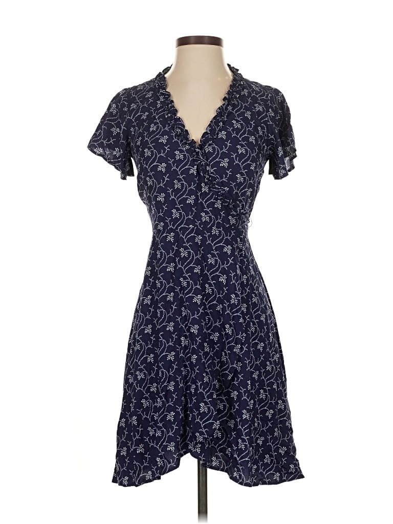 Ann Taylor Loft Casual Dress In Blue