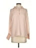 Calvin Klein 100% Polyester Pink Long Sleeve Blouse Size XS - photo 1