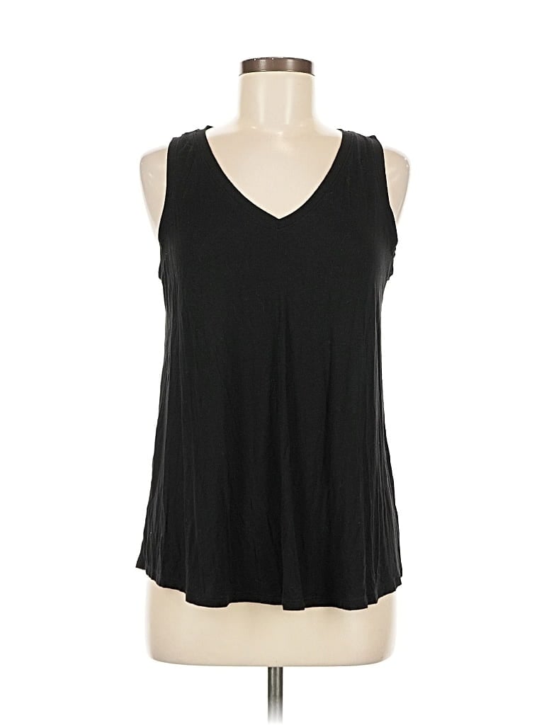Pre-owned Time And Tru Sleeveless T-shirt In Black