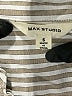 Max Studio Stripes Ivory Long Sleeve Blouse Size S - photo 7