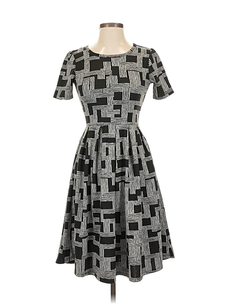 Pre-owned Lularoe Casual Dress In Gray