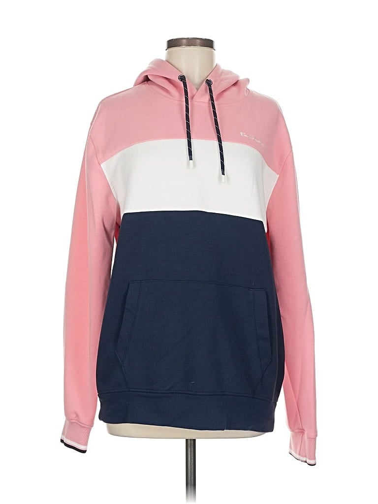 Pre-owned Ben Sherman Pullover Hoodie In Pink