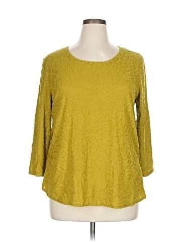 Simply Vera Vera Wang 3/4 Sleeve Top (view 1)
