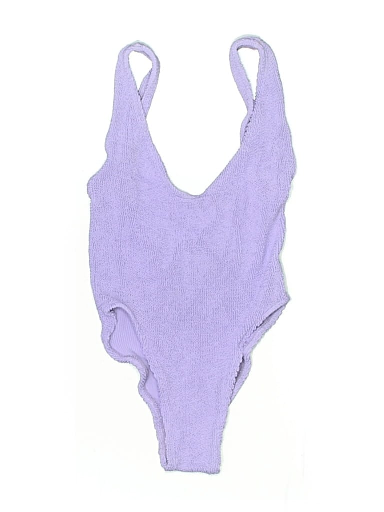 Pre-owned Love & Bikinis One Piece Swimsuit In Purple