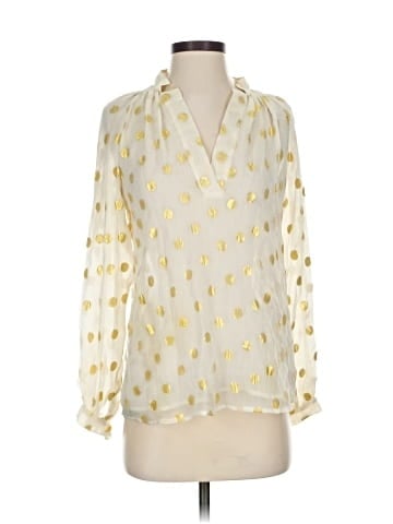 Tucker 3/4 Sleeve Silk Top (view 1)