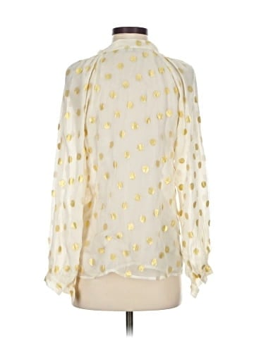 Tucker 3/4 Sleeve Silk Top (view 2)