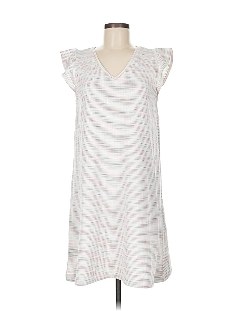 Pre-owned Ann Taylor Loft Casual Dress In Gray