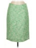 J.Crew 100% Polyester Tweed Green Formal Skirt Size 6 - photo 1