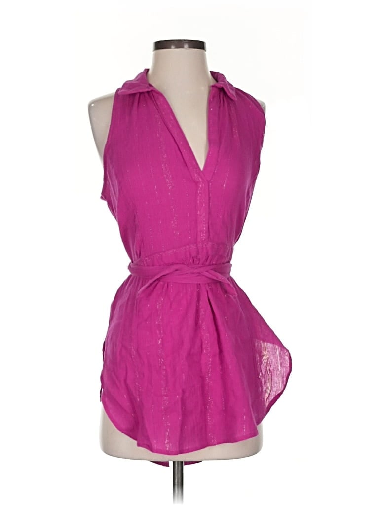 Pre-owned Maeve Sleeveless Blouse In Pink