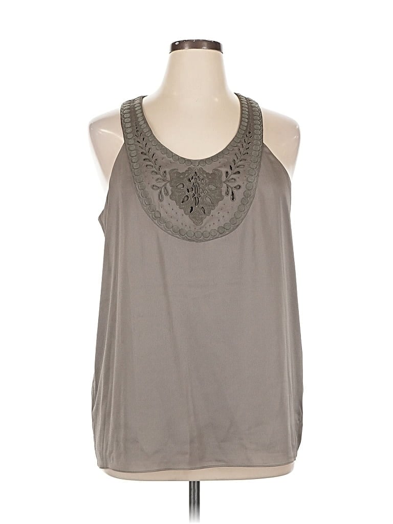 Pre-owned Banana Republic Sleeveless Blouse In Gray