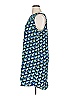 Halogen 100% Polyester Graphic Blue Casual Dress Size XL - photo 5