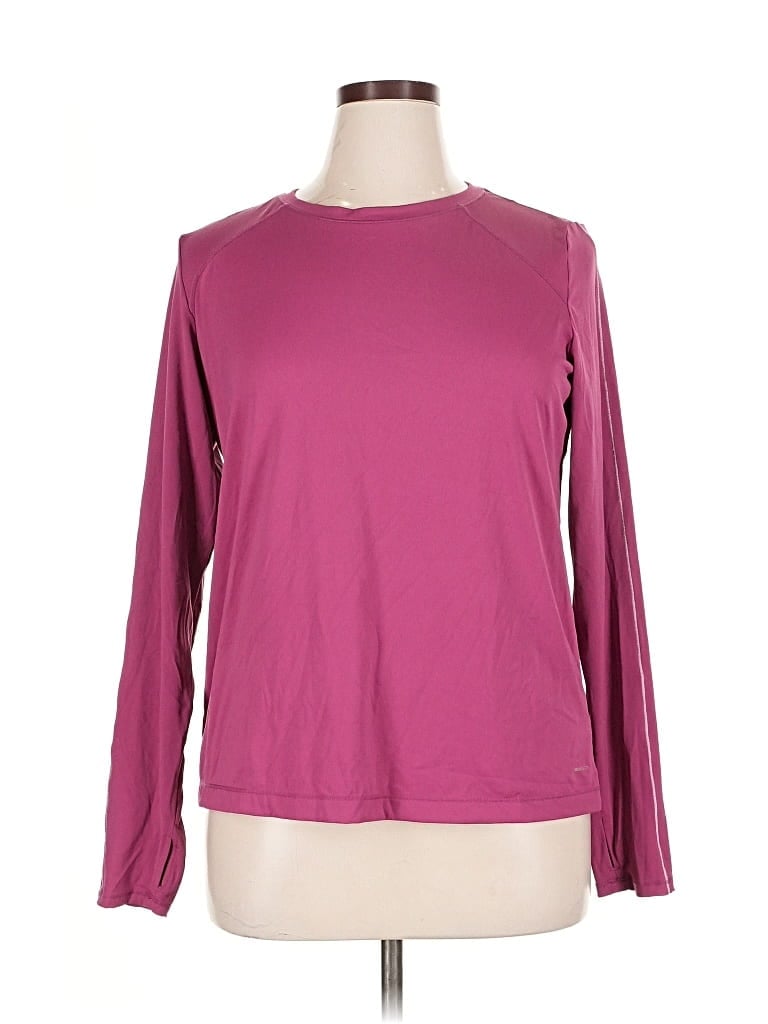 MONDETTA Pre-owned Long Sleeve T-shirt In Pink