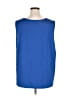 Unbranded 100% Polyester Blue Sleeveless Blouse Size 4X - photo 2