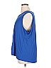 Unbranded 100% Polyester Blue Sleeveless Blouse Size 4X - photo 5