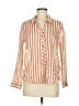 Zara Stripes Orange 3/4 Sleeve Blouse Size M - photo 1