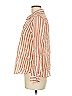 Zara Stripes Orange 3/4 Sleeve Blouse Size M - photo 5