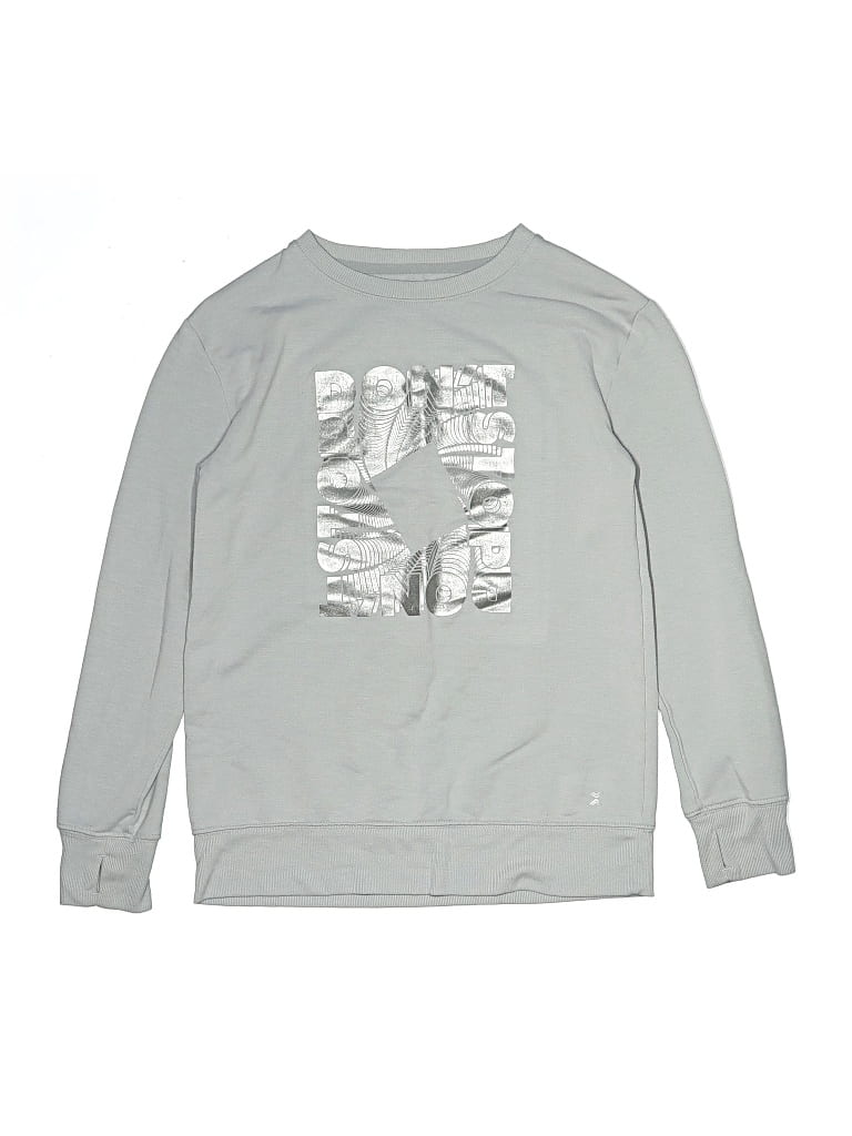 Pre-owned Xersion Kids' Sweatshirt In Silver