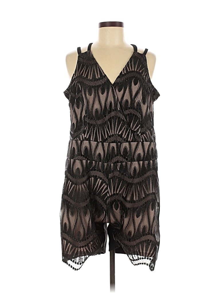 Pre-owned Assorted Brands Romper In Brown