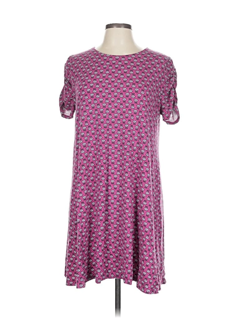 Pre-owned Ann Taylor Loft Outlet Casual Dress In Purple