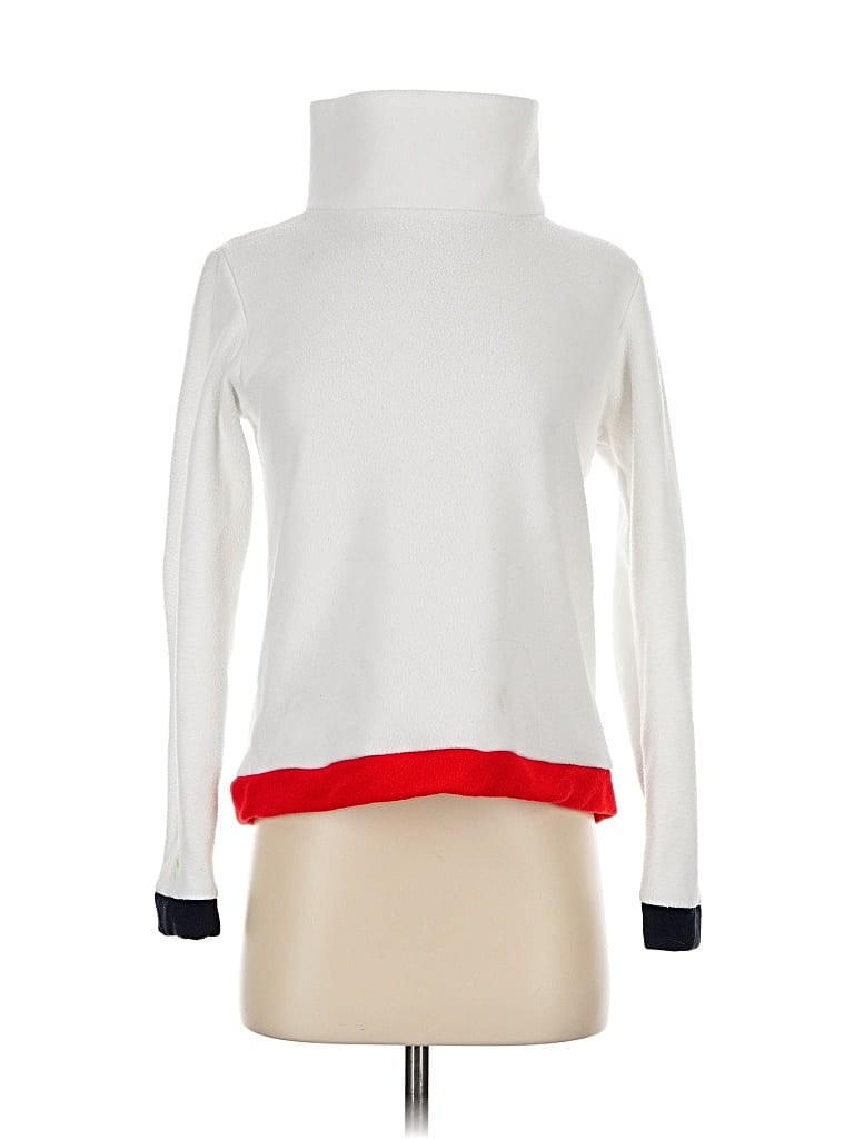 Pre-owned Dudley Stephens Turtleneck Sweater In White