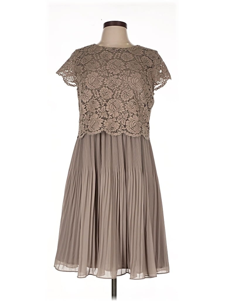 Pre-owned H&m Cocktail Dress In Gray