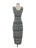 Gianni Bini Graphic Gray Casual Dress Size XS - photo 1