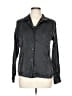 Villager Metallic Gray Long Sleeve Blouse Size L - photo 1