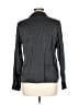 Villager Metallic Gray Long Sleeve Blouse Size L - photo 2
