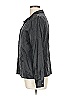 Villager Metallic Gray Long Sleeve Blouse Size L - photo 5