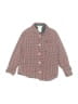 Jacadi Checkered-gingham Red Long Sleeve Button-Down Shirt Size 4 - photo 1