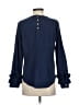MICHAEL Michael Kors Blue Long Sleeve Blouse Size S - photo 2