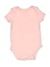 Carter's Solid Pink Short Sleeve Onesie Size Newborn - photo 1