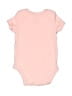 Carter's Solid Pink Short Sleeve Onesie Size Newborn - photo 2