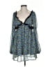 Free People 100% Polyester Blue Cocktail Dress Size XS - photo 1