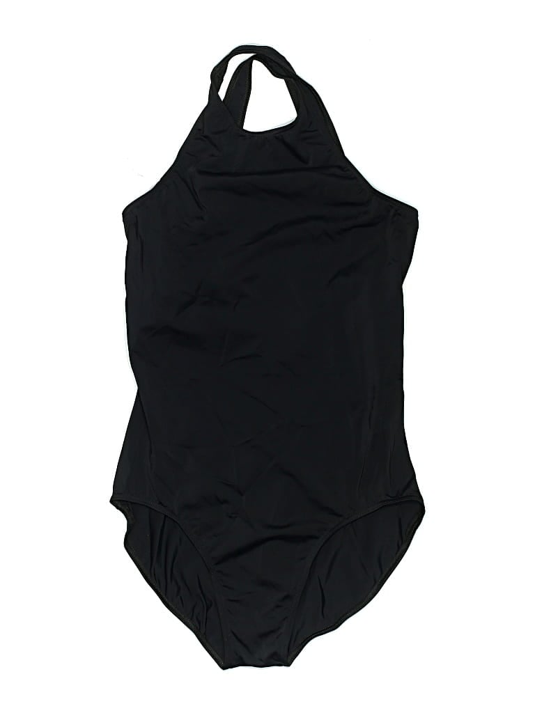 Pre-owned Balera Dancewear One Piece Swimsuit In Black