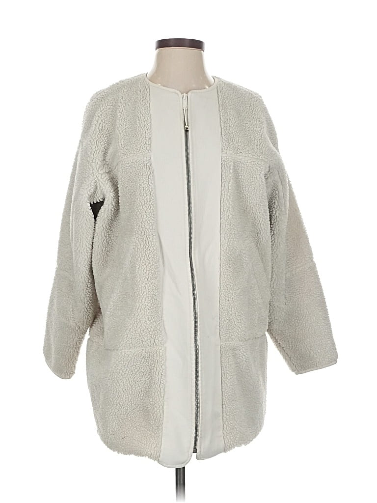 Pre-owned Lululemon Athletica Coat In White