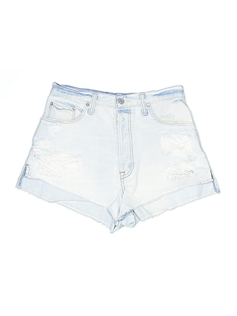 ABERCROMBIE & FITCH Pre-owned Denim Shorts In Blue