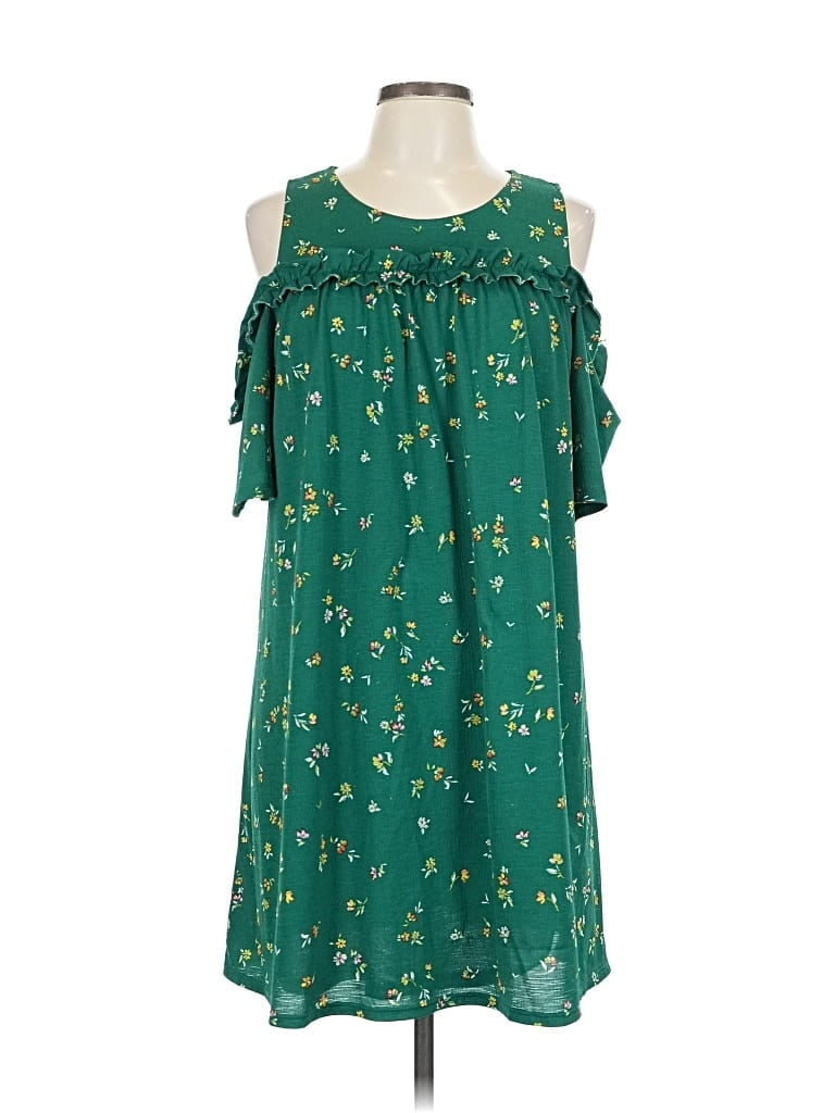 Pre-owned Lc Lauren Conrad Casual Dress In Green