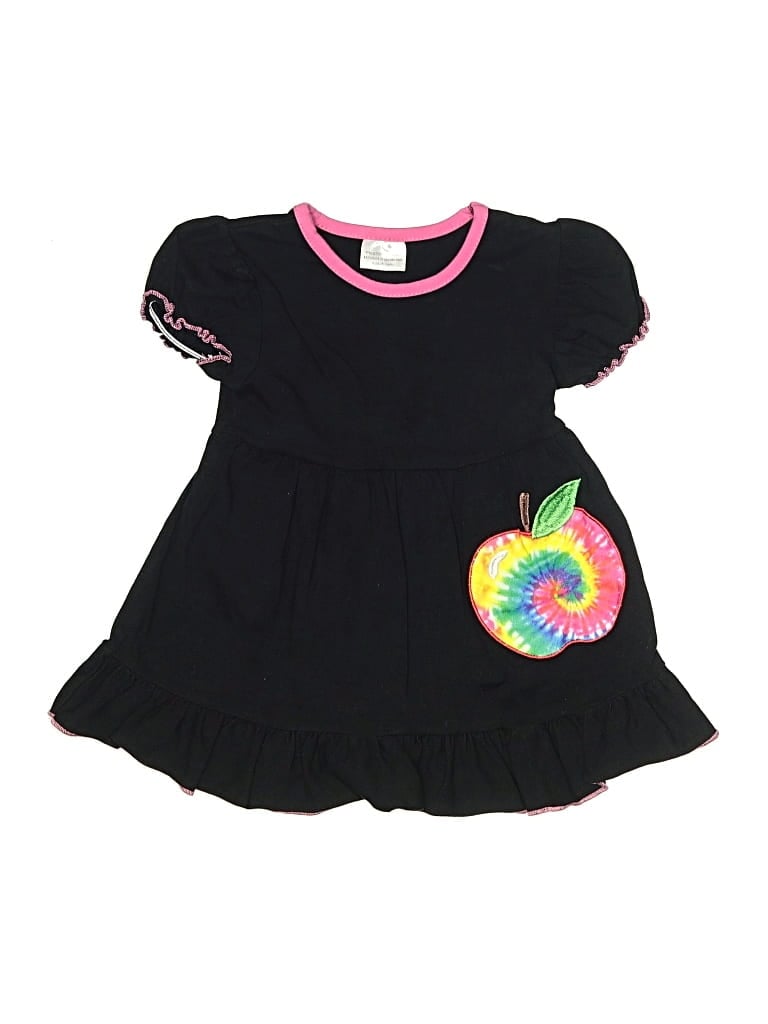 Pre-owned Assorted Brands Kids' Dress In Black