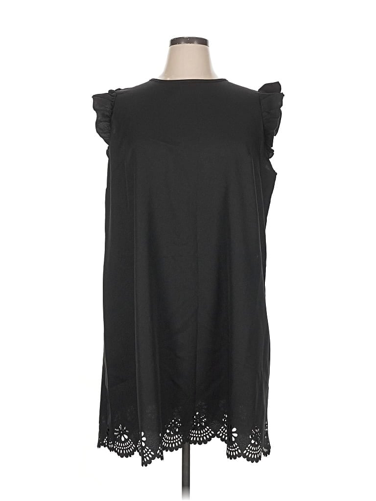 Pre-owned Shein Curve Casual Dress In Black