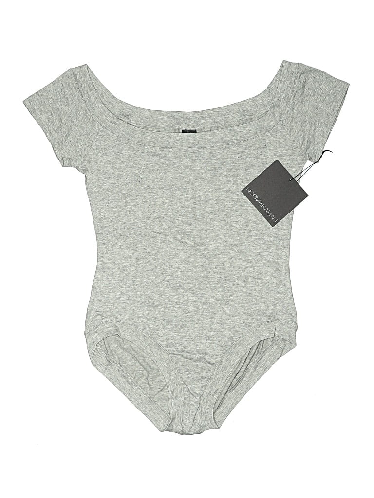 Norma Kamali Bodysuit In Gray