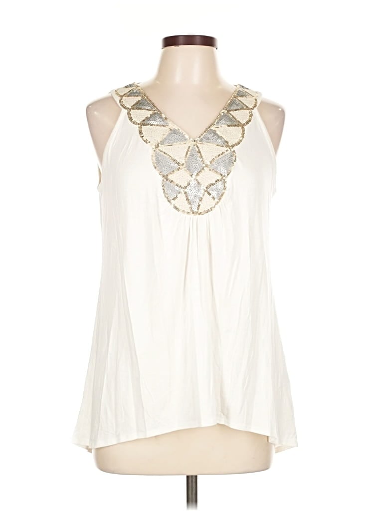 Dressbarn Sleeveless Blouse In White
