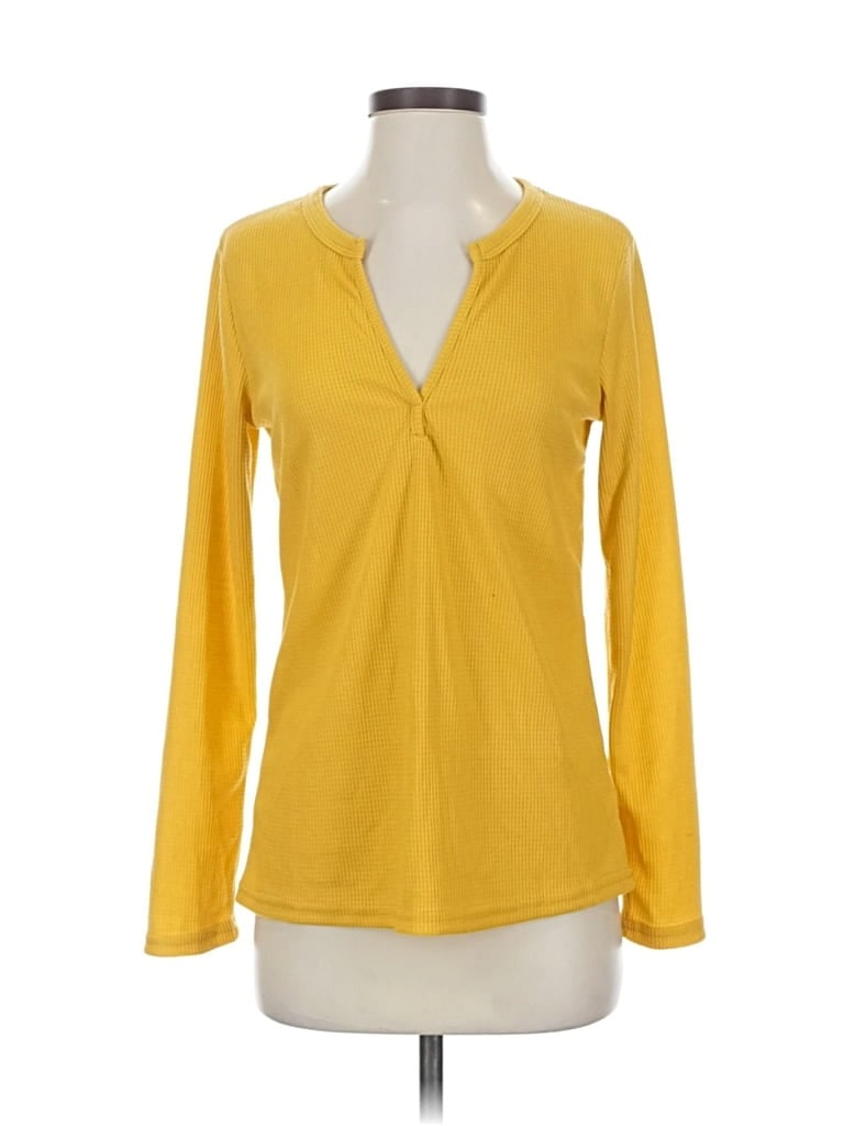 Pre-owned Unbranded Cardigan Sweater In Yellow