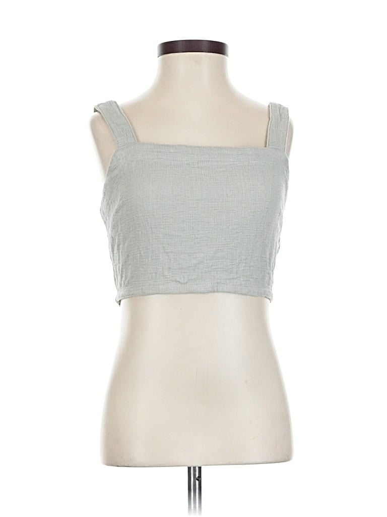MADEWELL Pre-owned Sleeveless Blouse In Silver