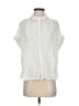 Lulus 100% Viscose Ivory White Short Sleeve Blouse Size S - photo 1