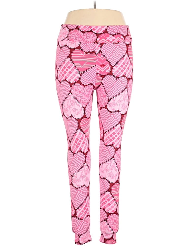 Pre-owned Lularoe Leggings In Pink