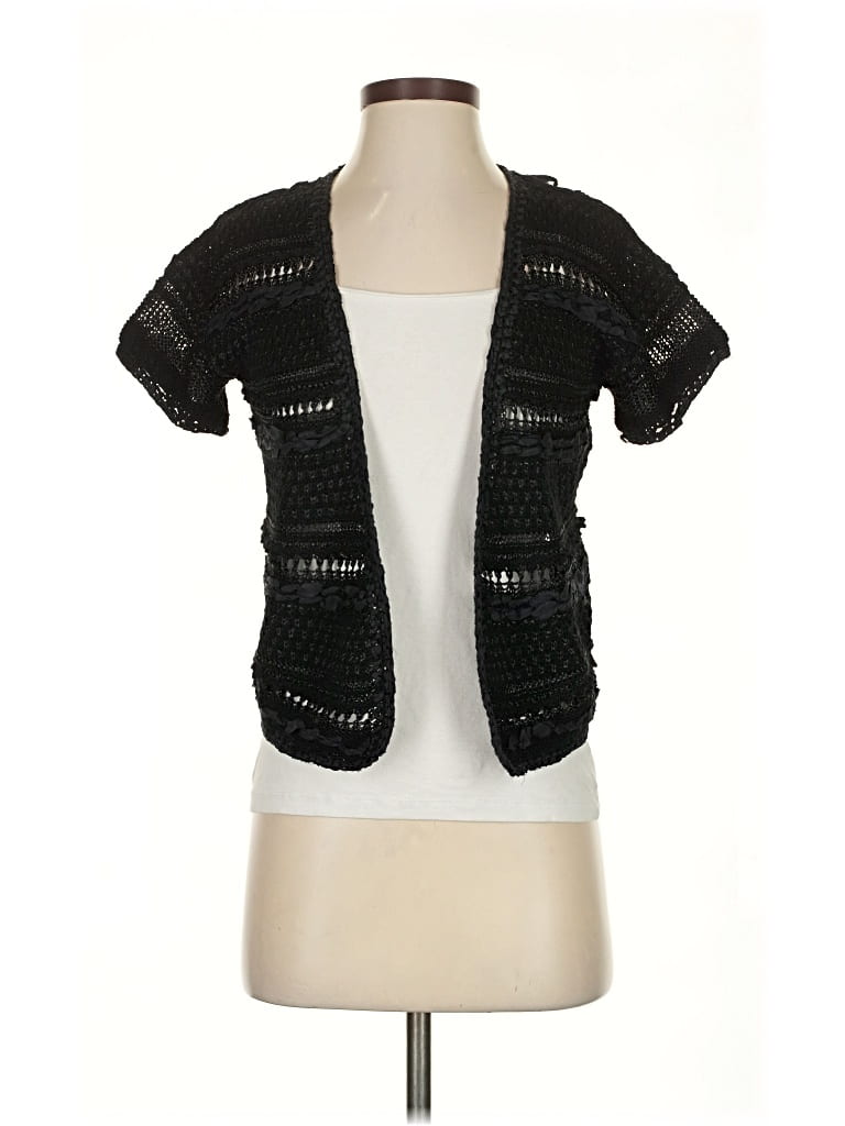 Pre-owned Br Standard Cardigan Sweater In Black