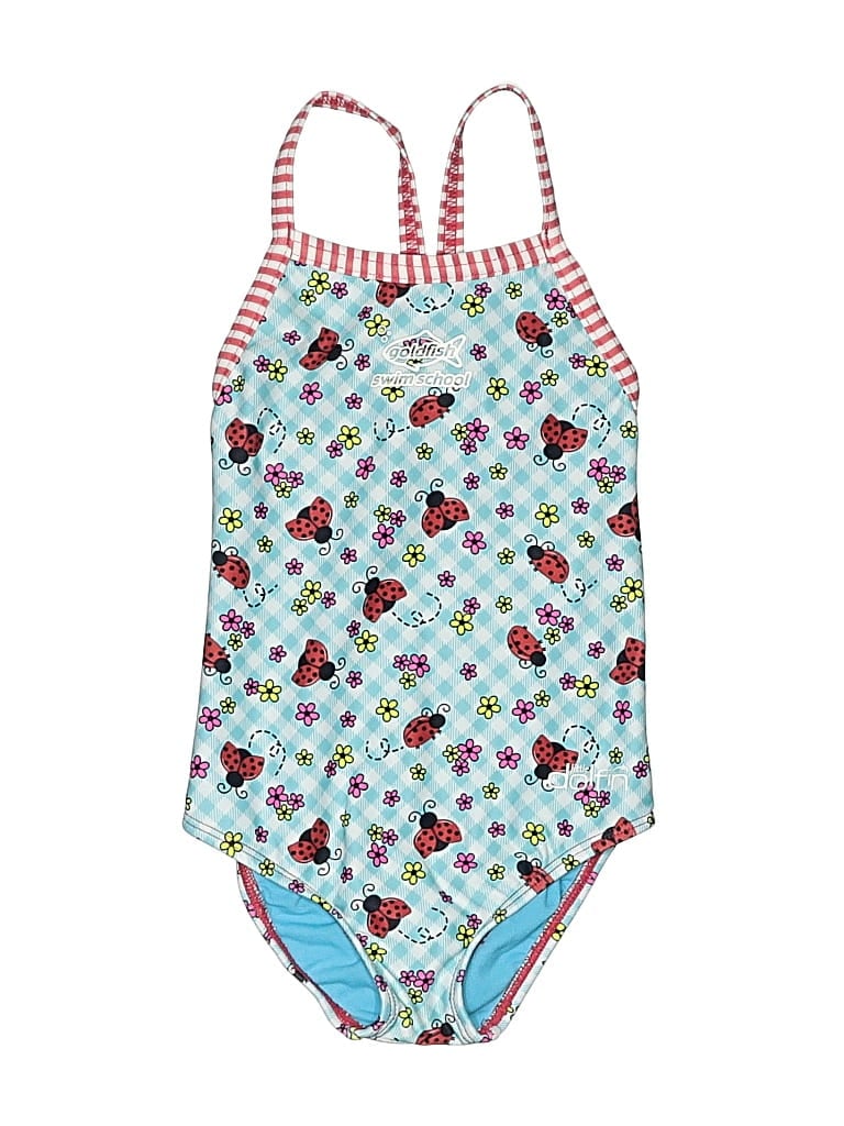 Click to view more detailed imagery on our partner's website Pre-owned Dolfin Kids' One Piece Swimsuit In Blue