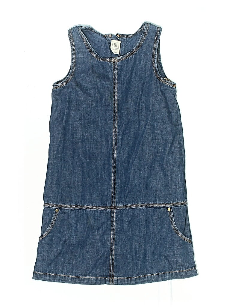 Pre-owned Baby Gap Kids' Dress In Blue