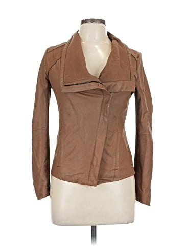 Elie Tahari Leather Jacket (view 1)